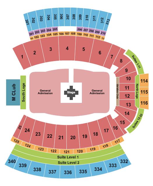 Davis Wade Stadium At Scott Field Zach Bryan Seating Chart